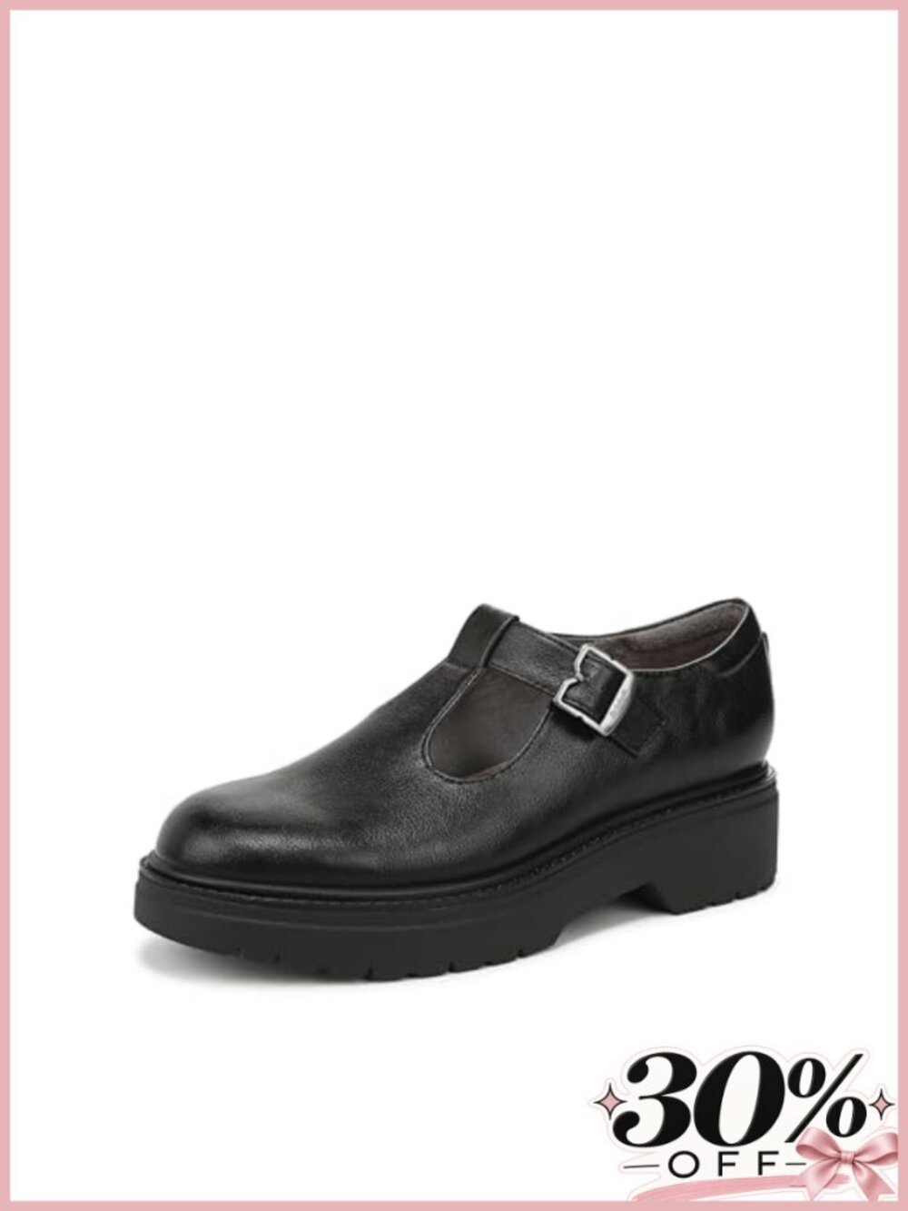 Dr. Scholl's Bring It Jane Mary Jane Platform Flat Women's - Adjustable Buckle,